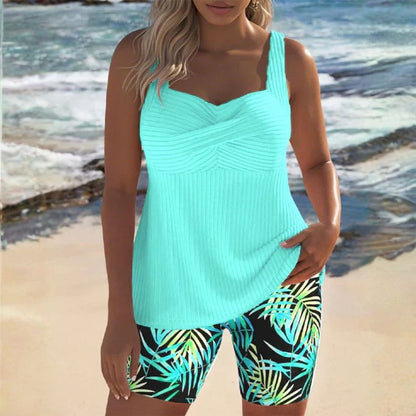 Nerelle | Tropical Print Two Piece Set