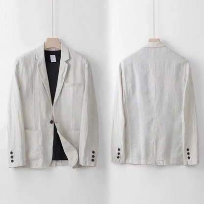 Kaelric | Breathable Linen Blazer & Trouser Set