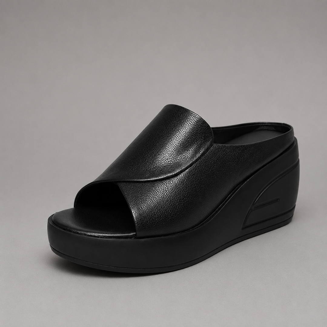 Orlessa | Soft Step Wedge Slide Sandals
