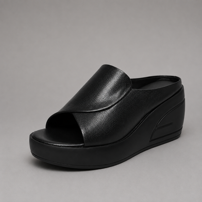 Orlessa | Soft Step Wedge Slide Sandals