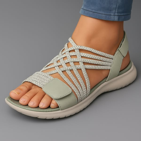 Marcelline | Supportive Woven Strap Sandals