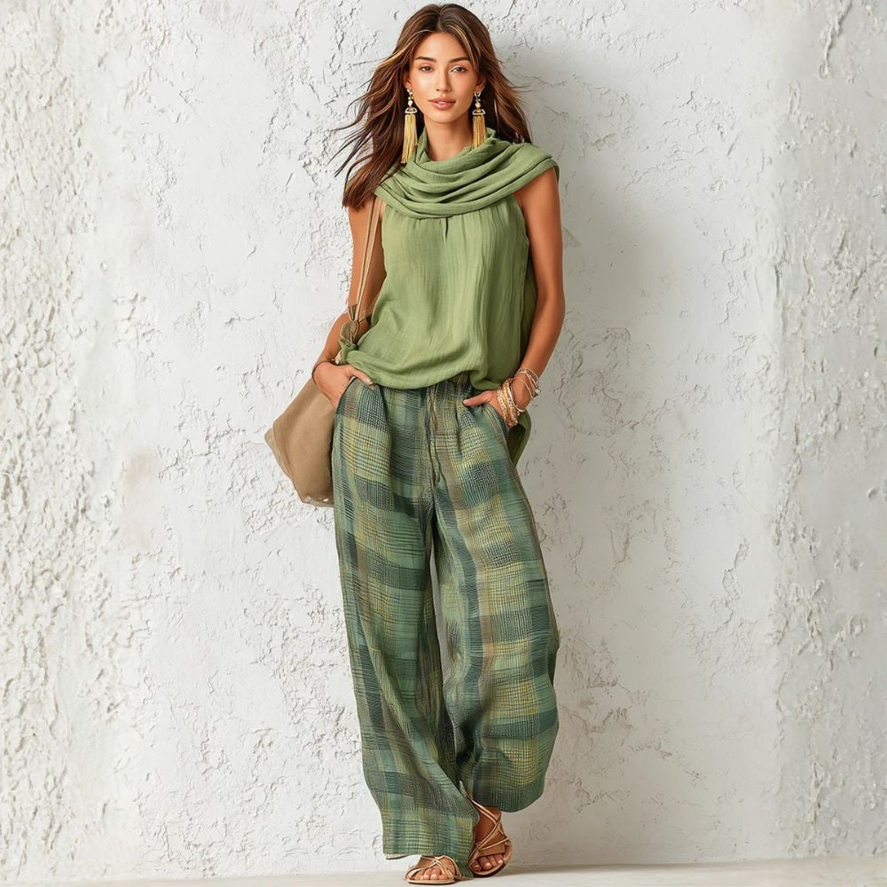 Eulora | Relaxed Fit Co Ord Trouser Set