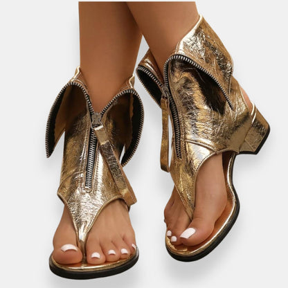 Lunara | Open Toe Block Heel Party Sandals