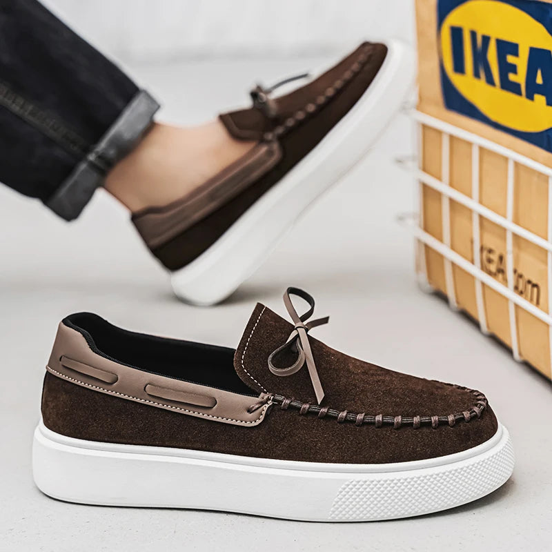 Nolan | Classic Stitch Detail Loafers