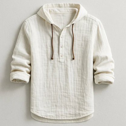 Caius | Lightweight Long Sleeve Hoodie Shirt