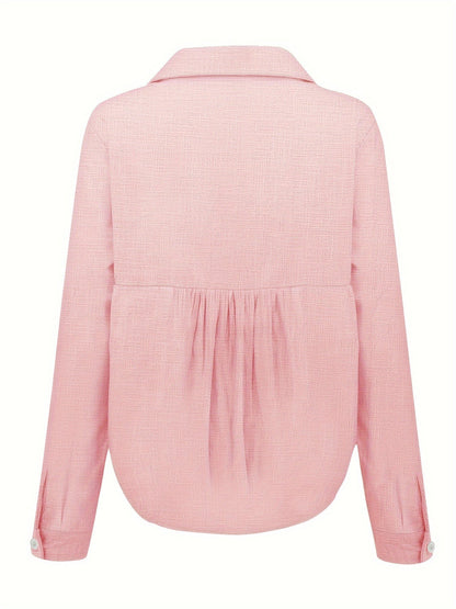 Tallulah | Relaxed Fit Linen Blend Shirt