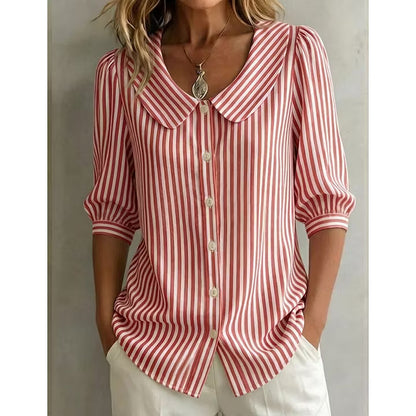 Aveline | Vintage Collar Casual Blouse