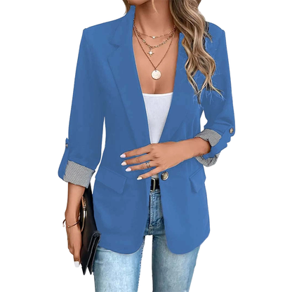 Seravine | Tailored Three Quarter Sleeve Blazer