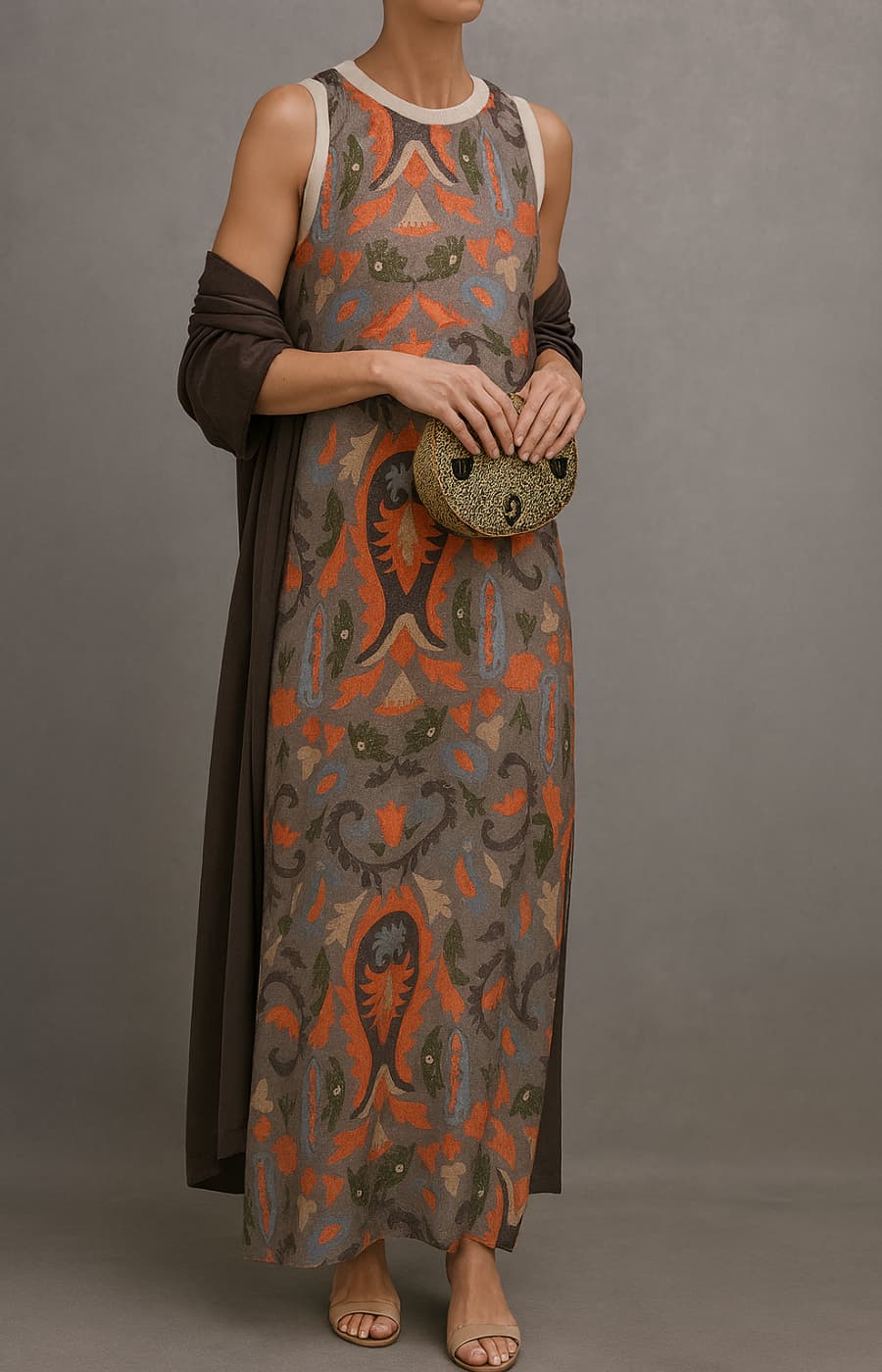 Zorabelle | Artisan Print Summer Maxi Dress