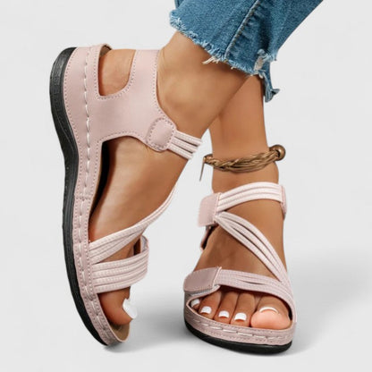 Velina | Cushioned Open Toe Sandals