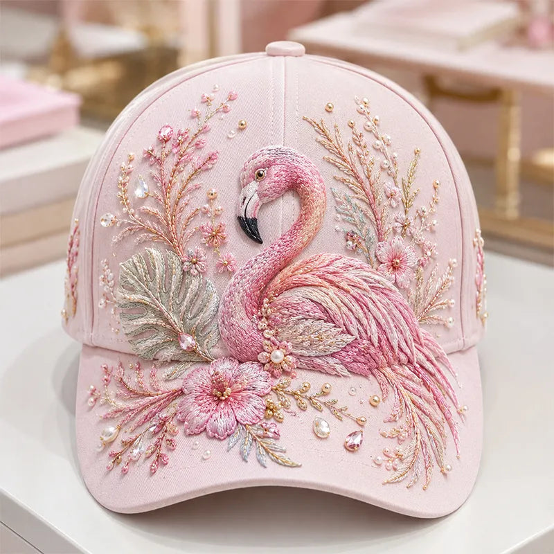 Hyacintha | Blossom Mane Embroidered Cap