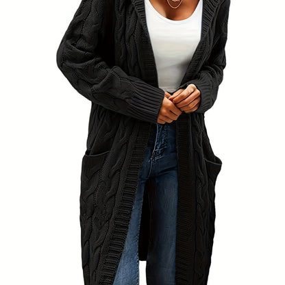 Kessara | Cozy Open Front Pocket Cardigan