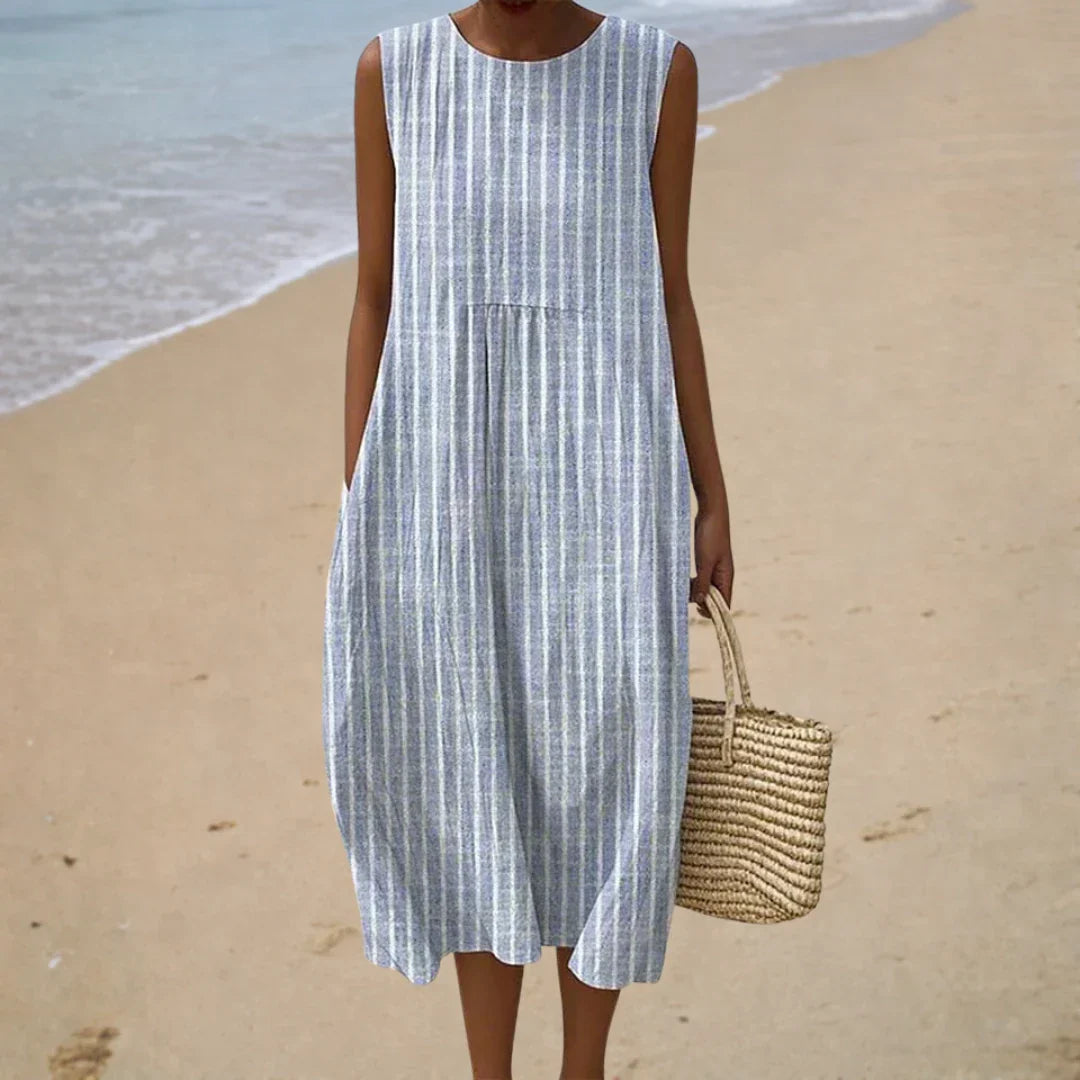 Zarevessa | Sleeveless Coastal Casual Dress