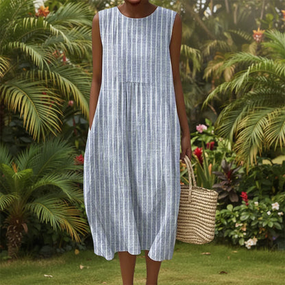 Zarevessa | Sleeveless Coastal Casual Dress