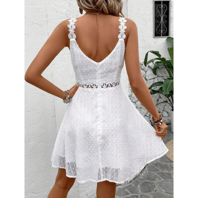 Briarose | Floral Strap Fit And Flare Dress
