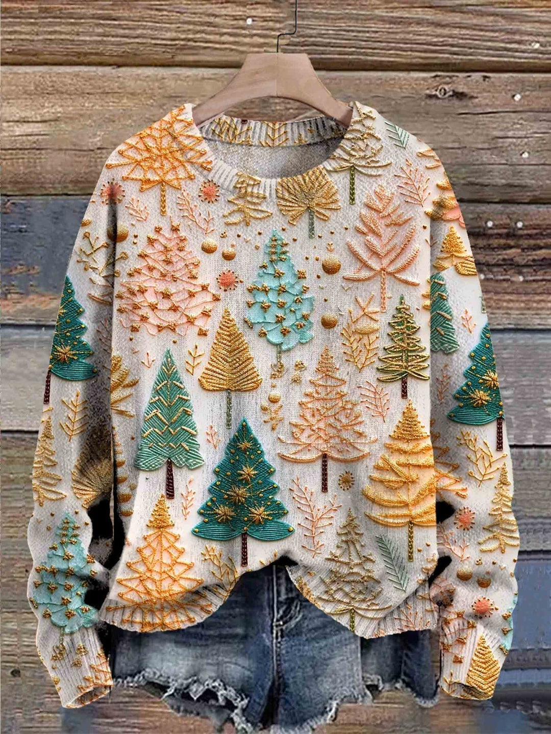Quillara | Evergreen Pattern Pullover