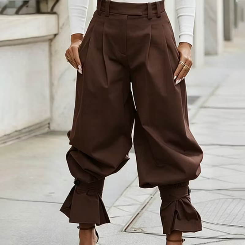 Fable | Gathered Hem Balloon Trousers