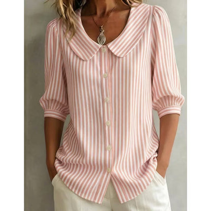 Aveline | Vintage Collar Casual Blouse