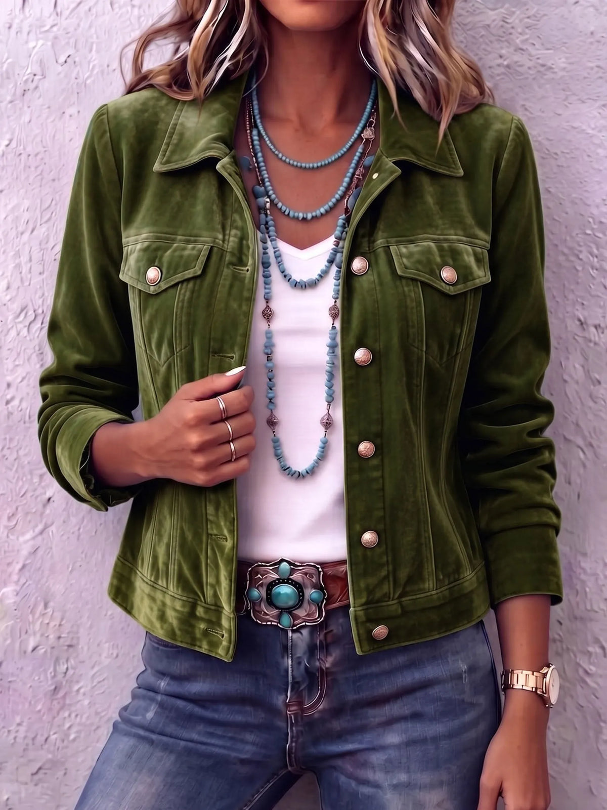 Orelisse | Soft Touch Velvet Jacket