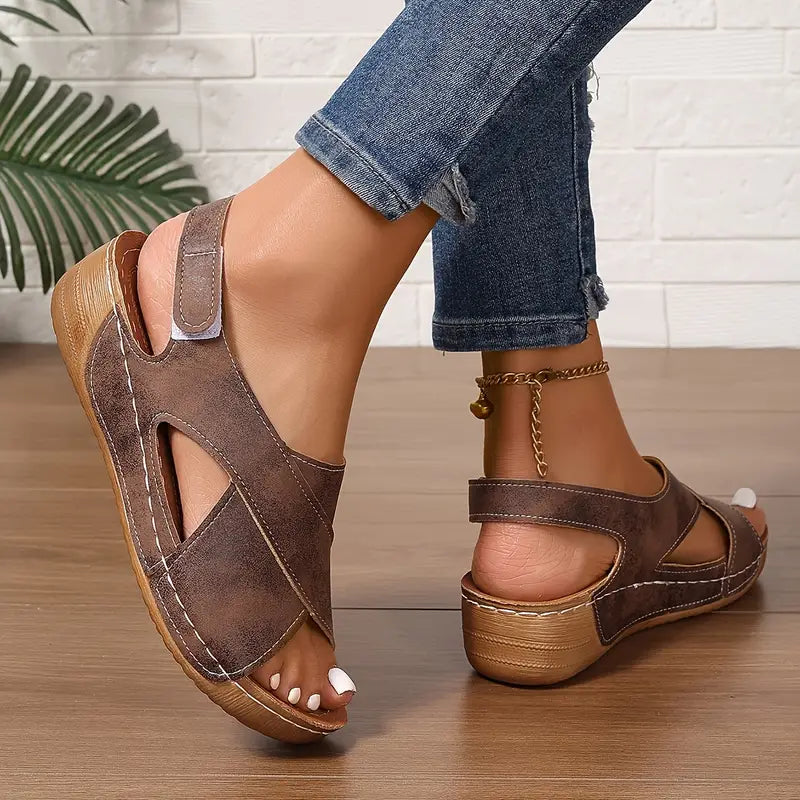 Nerina | Open Toe Slingback Sandals