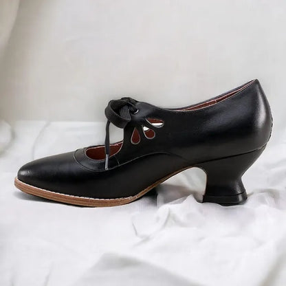 Dorellia | Feminine Bow Accent Heeled Shoes