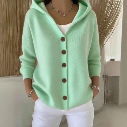 Cyralyn | Relaxed Fit Button Front Cardigan