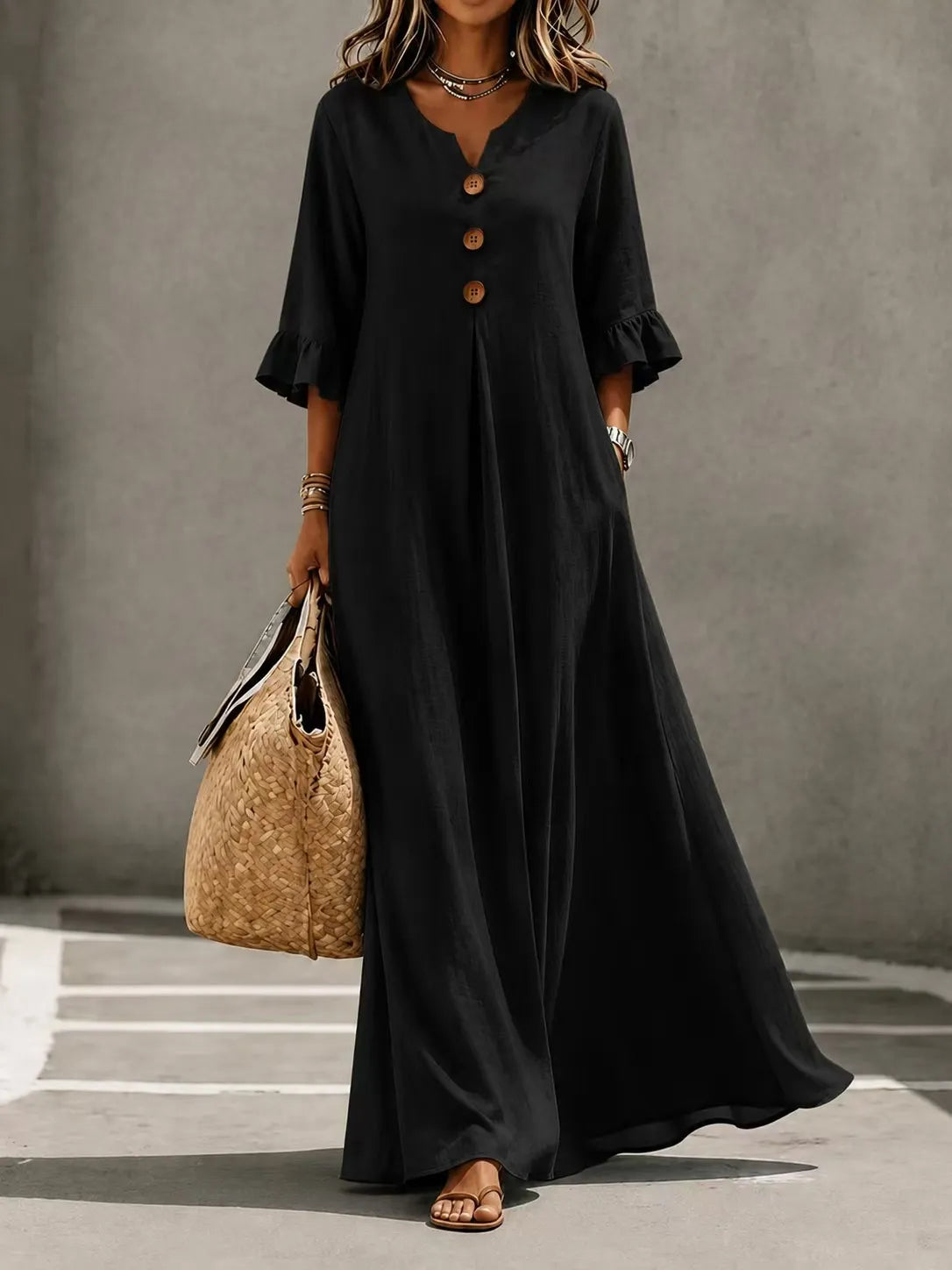Ellowen | Breezy Pocket Maxi Dress