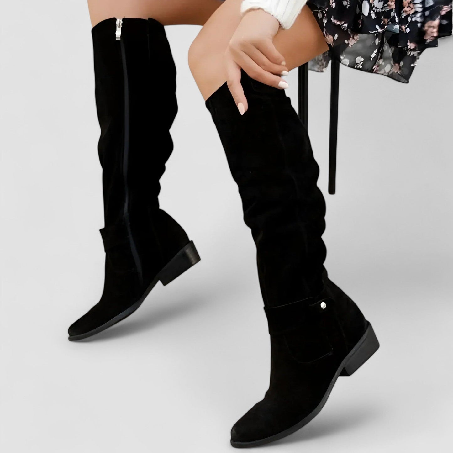 Saskia | Relaxed Slouchy Knee High Boots