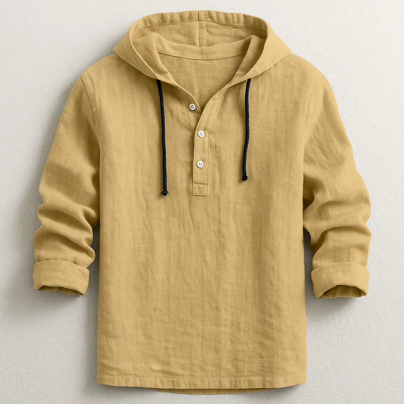 Caius | Lightweight Long Sleeve Hoodie Shirt