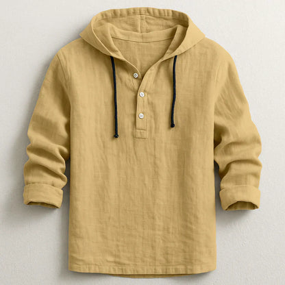 Caius | Lightweight Long Sleeve Hoodie Shirt