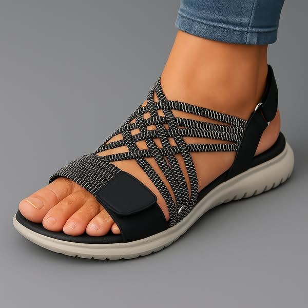 Marcelline | Supportive Woven Strap Sandals