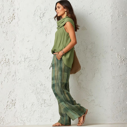 Eulora | Relaxed Fit Co Ord Trouser Set