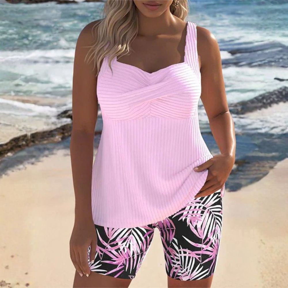 Nerelle | Tropical Print Two Piece Set