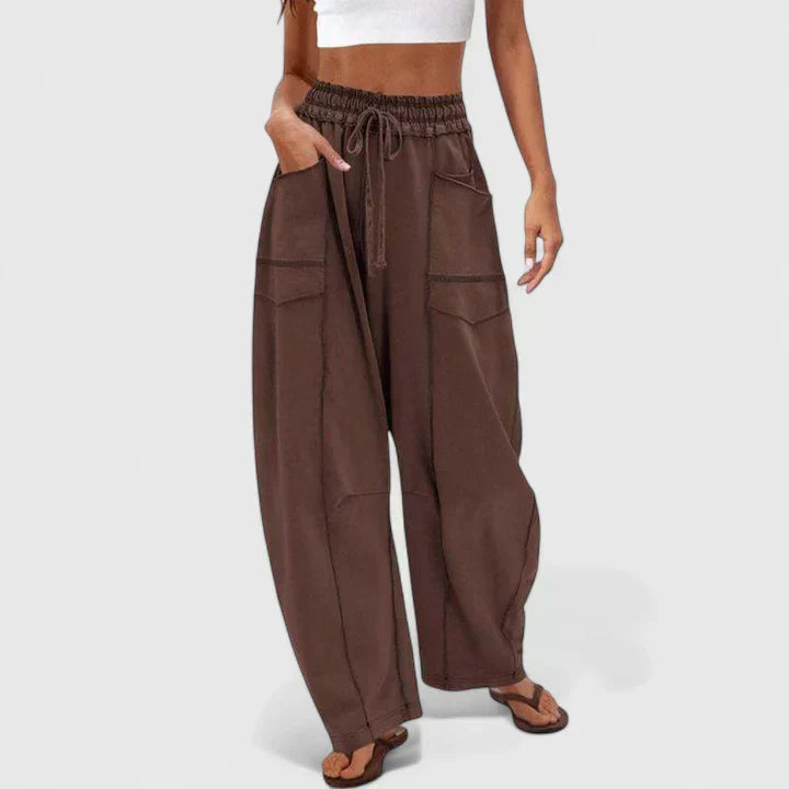 Floriane | Effortless Wide Leg Lounge Trousers