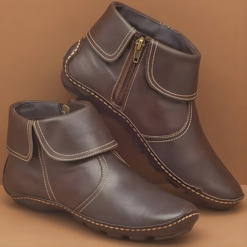 Jessara | Soft Leather Everyday Ankle Boots