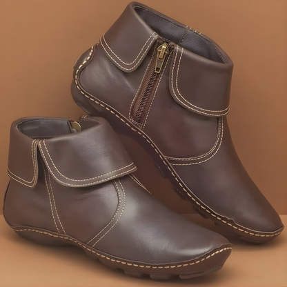 Jessara | Soft Leather Everyday Ankle Boots