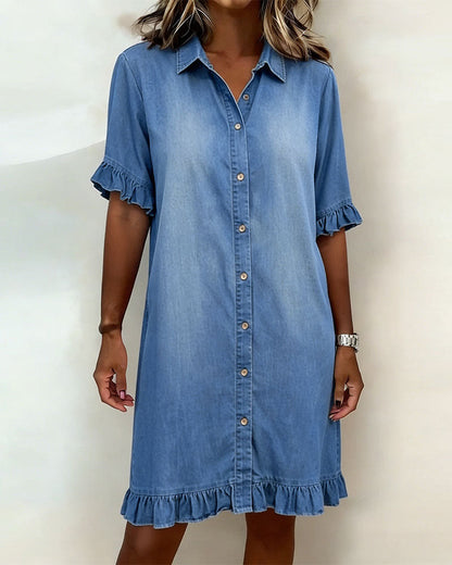 Mirevanna | Button Front Casual Midi Dress