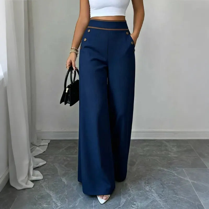Valenza | Modern Wide Leg Trousers
