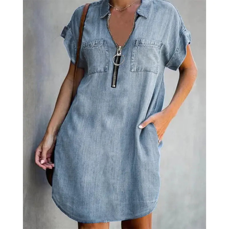 Corisella | Casual Pocket Mini Dress