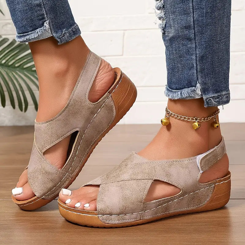 Nerina | Open Toe Slingback Sandals