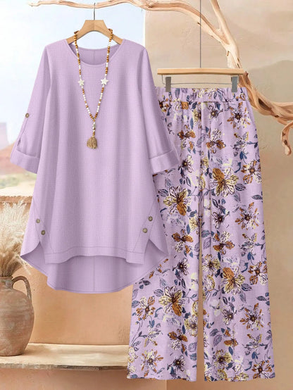 Dianora | Flowing Top And Trouser Set