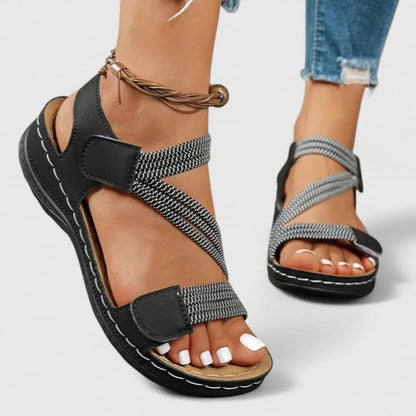 Velina | Cushioned Open Toe Sandals
