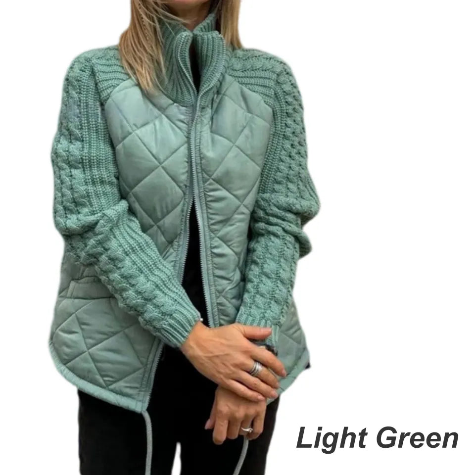 Maevora | Diamond Quilted Knit Jacket