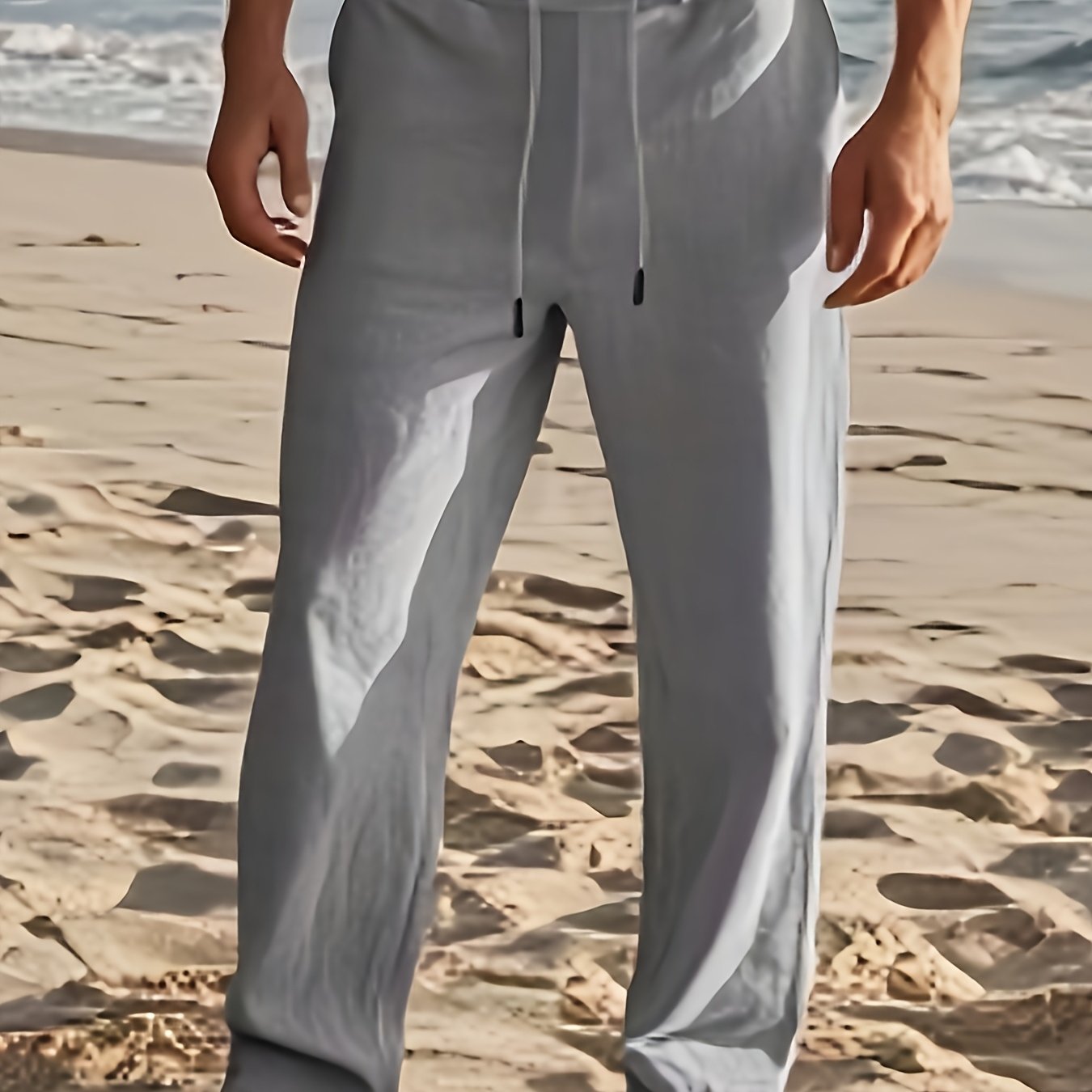 Thorne | Lightweight Straight Leg Linen Pants
