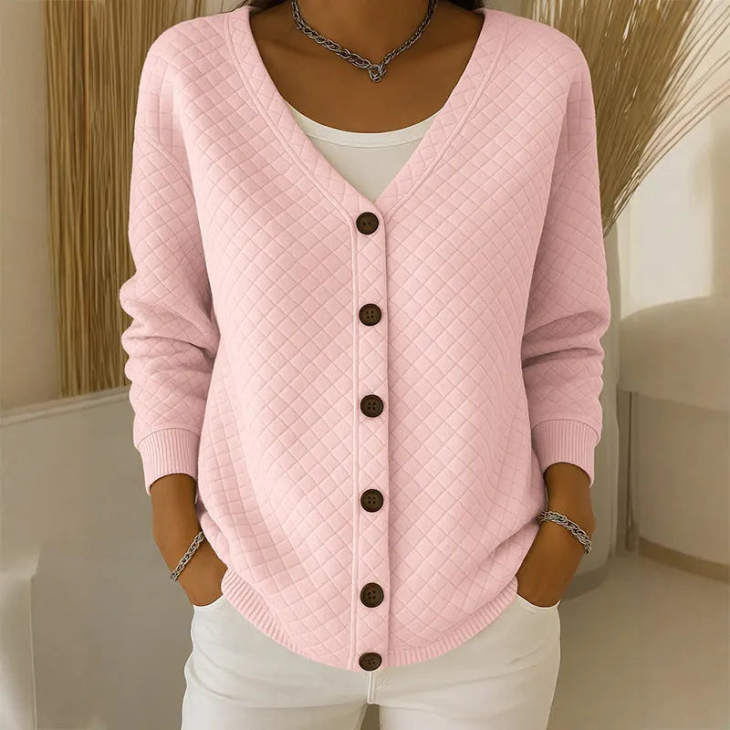 Roselisse | Soft Quilted Knit Cardigan