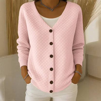 Roselisse | Soft Quilted Knit Cardigan