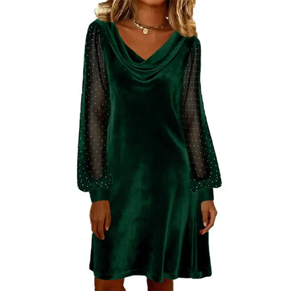 Valestra | Luxe Velvet Mini Dress