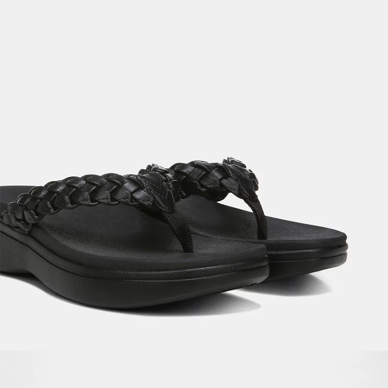Aurelle | Plaited Comfort Platform Sandals