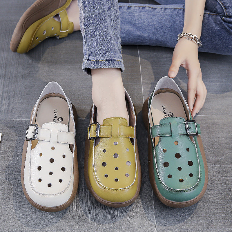 Dorelia | Lightweight Buckle Strap Comfort Shoes