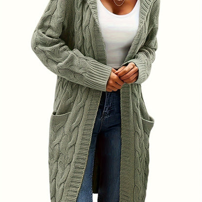 Kessara | Cozy Open Front Pocket Cardigan